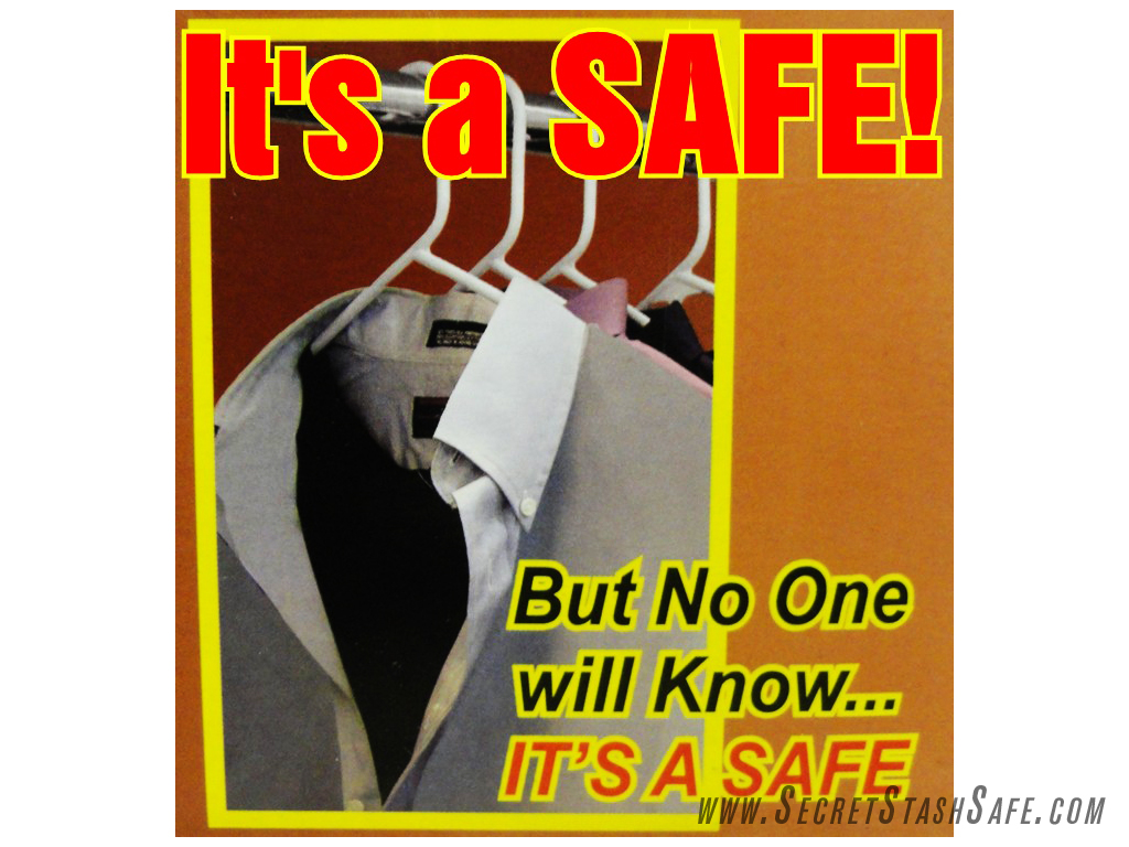 Secret Stash Shirt Hanging Closet Hidden Diversion Security Safe 5