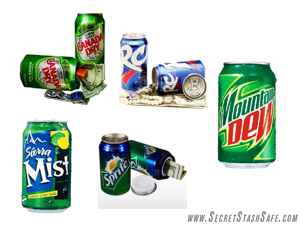 Secret Stash Soda Cans Hidden Diversion Security Safes Collection