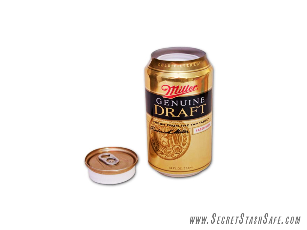 Miller Genuine Draft Secret Stash Beer Can Hidden Diversion Security Safe