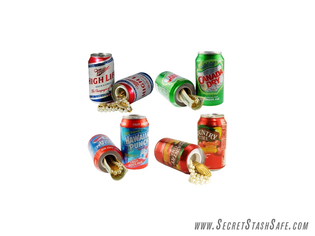 Secret Stash Soda Cans Hidden Diversion Security Safes Collection 3