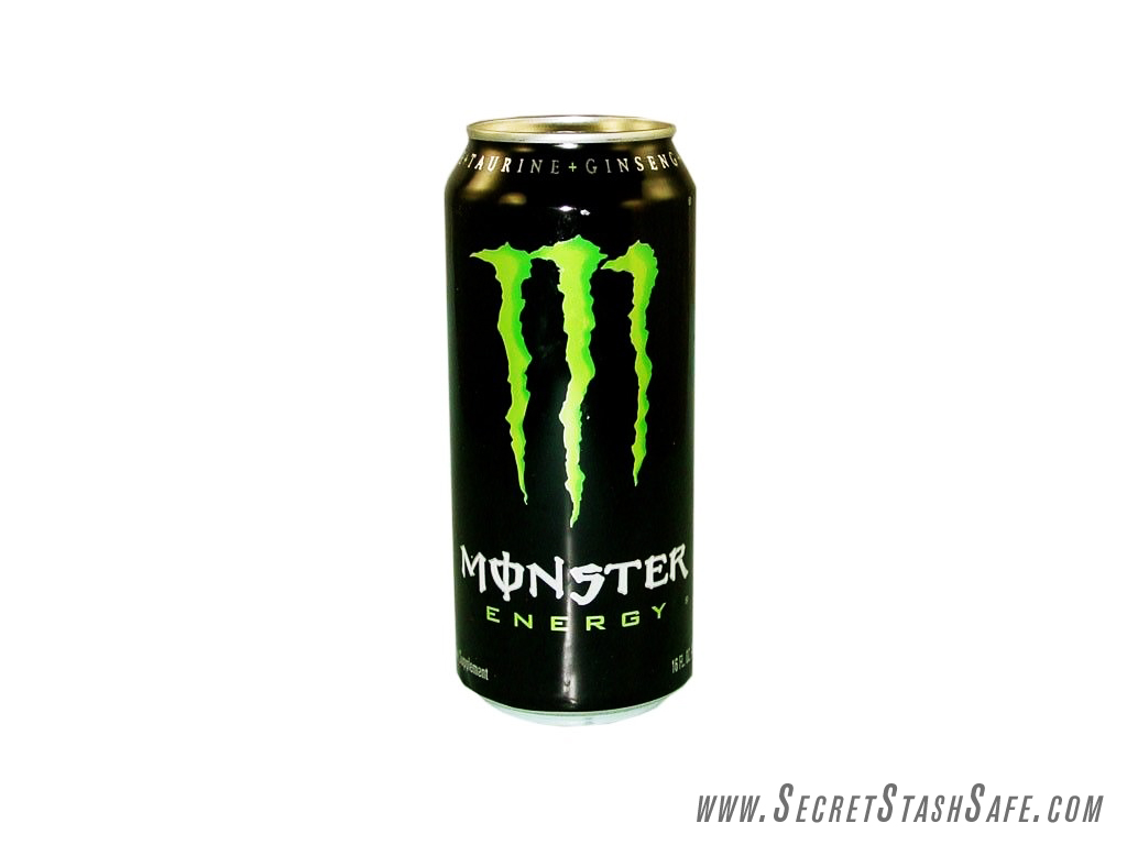 Monster Energy Drink Green Secret Stash Can Hidden Diversion Security Safe 2