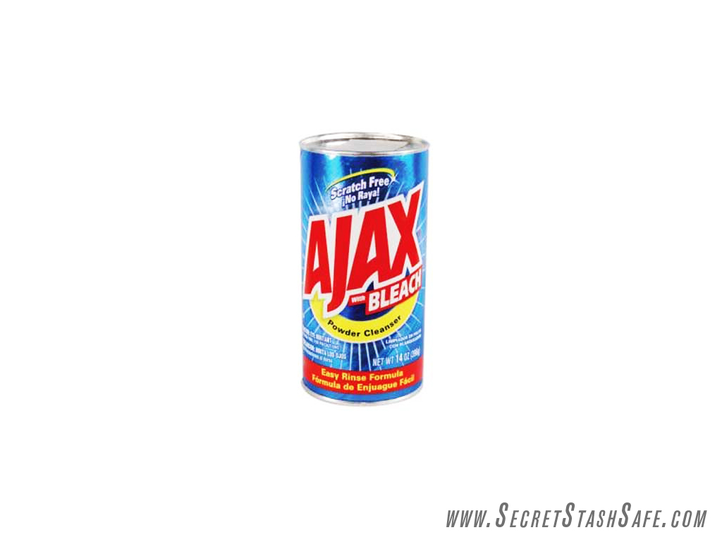 Ajax Bleach Small Secret Stash Can Hidden Diversion Security Safe