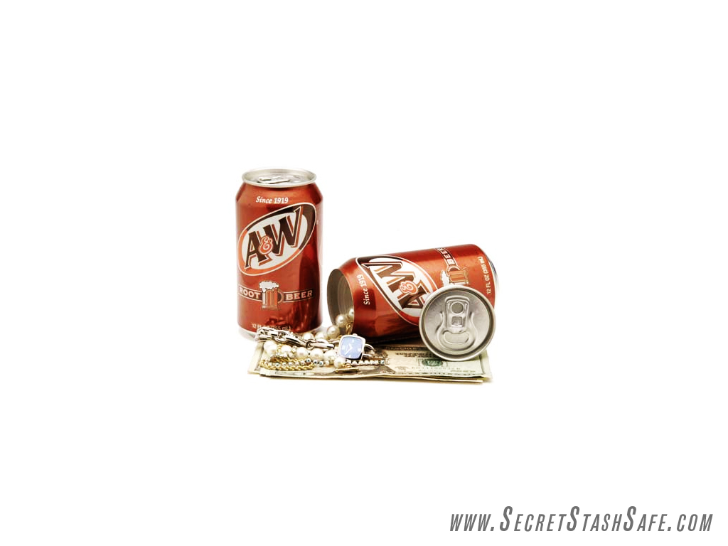 A&W Root Beer Soda Secret Stash Can Hidden Diversion Security Safe 3