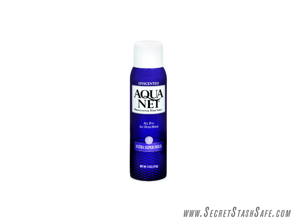 Aqua Net Unscented Hair Spray Secret Stash Can Hidden Diversion Security Safe