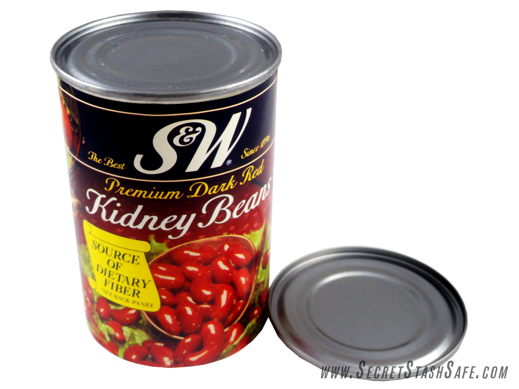 S&W Kidney Beans Secret Stash Can Hidden Diversion Security Safe 5