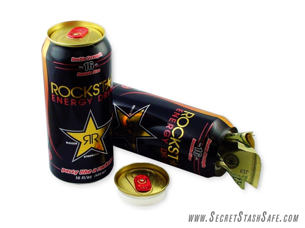 Rockstar Energy Drink Secret Stash Can Hidden Diversion Security Safe