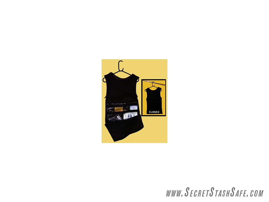 Secret Stash Shirt Hanging Closet Hidden Diversion Security Safe 4
