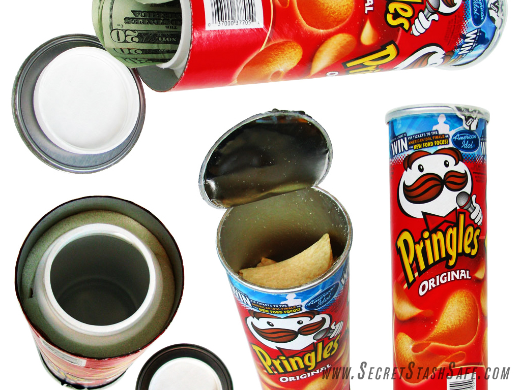 Pringles Original Secret Stash Can Hidden Diversion Security Safe